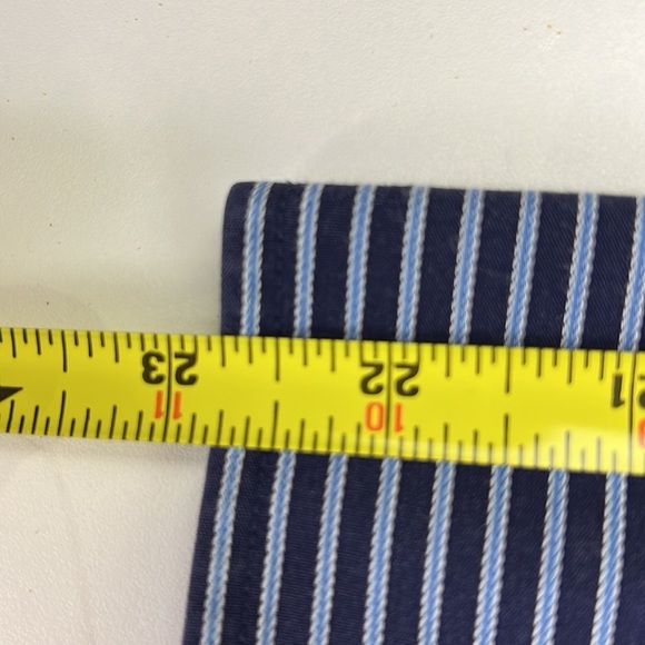 Michael Kors Blue pinstripe button down shirt - Picture 7 of 9